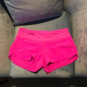 Lululemon Speed Up Short - Hot Pink